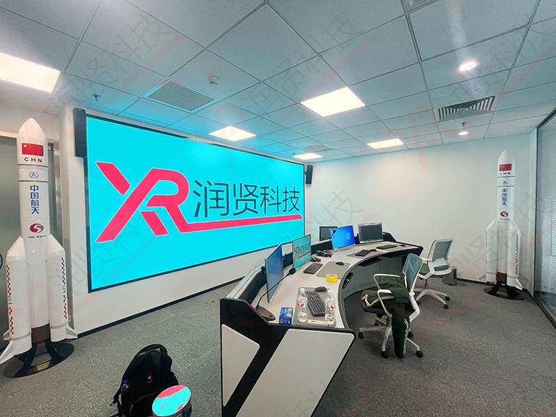 中國某航天航空室內(nèi)高清P1.2LED顯示屏